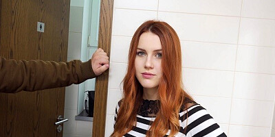 Fantastic Charlie Red at toilet smut