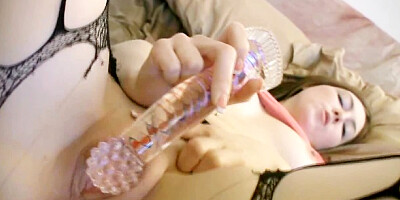 Mysterious Megan Loxx's brunette movie