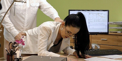 Rosy doll at casting smut