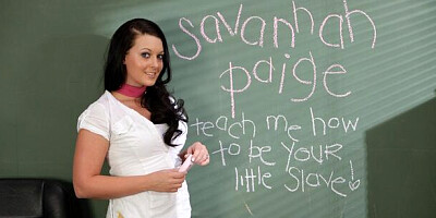 Savannah Paige's blowjob dirt by Innocent High