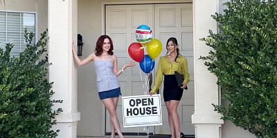 Freya Parker and Scarlett Alexis's long legs scene by Property Sex