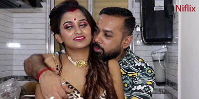Indian Wife Honeymoon Sex In Kitchen With Her Husband