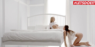 WHITEBOXXX - Beautiful Nancy A Joins Sabrisse In A Lesbian Love Making Session Full Scene