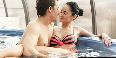 Old4k featuring Angie Moon and Angie's older man xxx