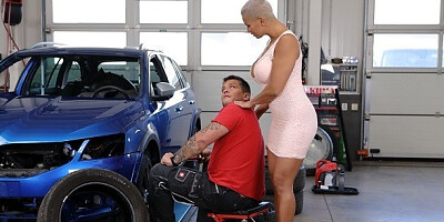 Appealing Chloe Lamour at titjob smut