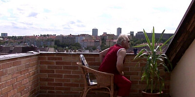 Lucky lady gets to fuck a gross old man and enjoy real orgasms