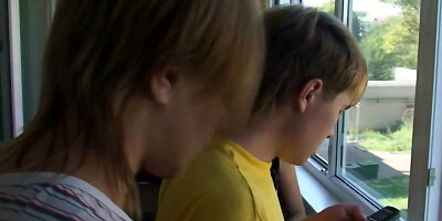 Russian girl Lena ends up seducing two of her friends