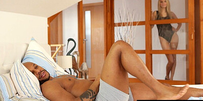 Black4k featuring Karina Grand's interracial fuck smut