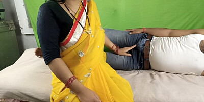 As soon as her husband left, Bhabhi celebrated her wedding night with her brother-in-law