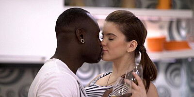 Slutty Evelina Darling - interracial clip - Black4k