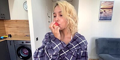 Hot Asian girl is eager to experience a strong orgasm