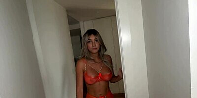 Step Daughter Stuck - My Daddy Oiled me up and Fucked My Tight Pussy as I got Stuck