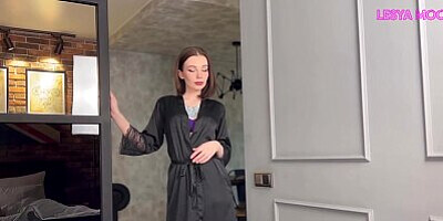 Filled the holes of this slut with sperm. Lesya Moon.