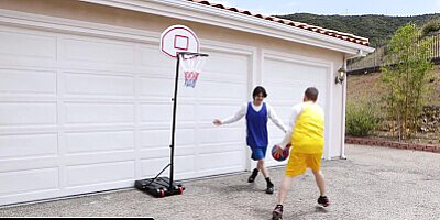 Basketball Game With Slut Stepmoms Leads To A Foursome Fuckfest Orgy - MomSwap