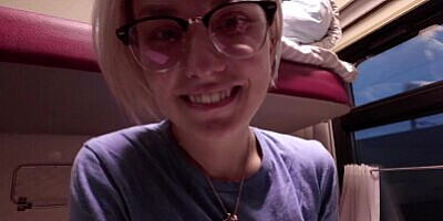 // Met a hot bitch on the train and fucked her hard with a big cock // [ 4k ]