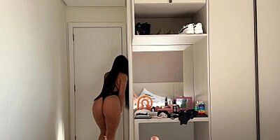 Step Sister Tries Sex in Her Porn Swimsuit