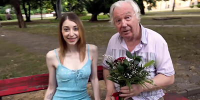 Model Entices Old Hubby Into Watching Her Being Fucked With Lana Bunny And David Perry