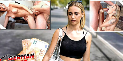 GERMAN SCOUT - SKINNY COLLEGE TEEN LYA MISSY I EYE ROLLING ORGASM AT PICKUP CASTING FUCK