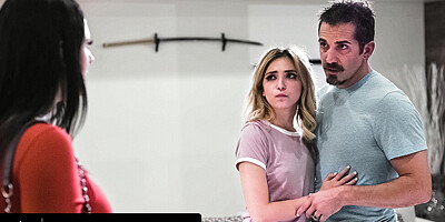 PURE TABOO Scared Jane Wilde & Landlady Angela White MUST Please The House's Virtual Assistant JOY