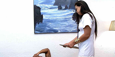 Desi Indian Girl Nena Vargas seduce Big Black Cock Guy to Interracial Sex