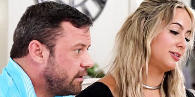 Gorgeous Stepmom Offers Both Of Her Holes For Her Husband And Her Stepson To Use However They Like