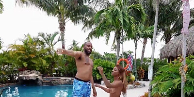 BBC pleasure session with a really tiny fucking girl