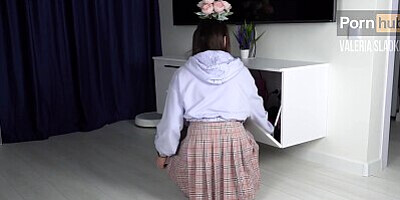 Dumb stepbrother didn't get the hints of niphomaniac stepsister. Seduced and fucked.Valeria Sladkih