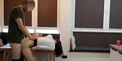 Sharing Girlfriend.She Takes Two Cocks After College Party