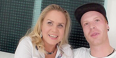 Blonde Wife Barra Brass Anally Creampied Right Next To Her Cuckold