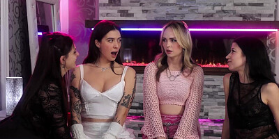 Leah Gotti and Alex playing with Lilly Bell And Nova