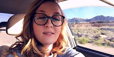 Horny Hiking - Risky Public Trail Blowjob - Real Amateurs Nature Porn - POV