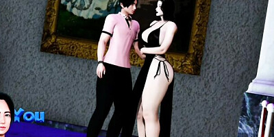 Family At Home 2 #25: Naughty stepmother sucks me during the party - By EroticPlaysNC