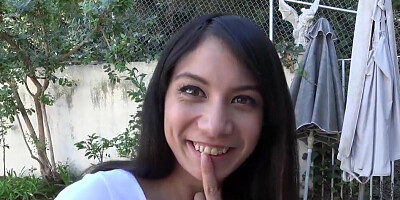 Hairy girl is going to enjoy mischievous masturbation