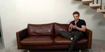 Desirable brunette gets a shaft inside of her