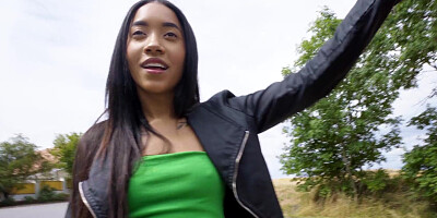 POV outdoor sex with Latin teen Linda Baker