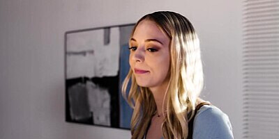 ADULT TIME - Petite Blonde Lily Larimar Scissors Hard with Stepsister's BFF Jazmin Luv