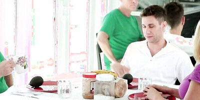 Sexy Blonde MILF Step Mom Kagney Linn Karter Fucks Perv StepSons Big Cock