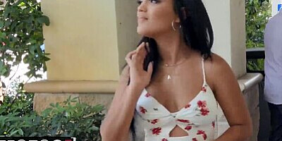 MOFOS - Bubble butt amateur Alina Belle sucks POV