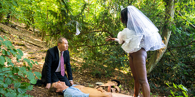Interracial in the woods with Ricky Rascal and Zaawaadi