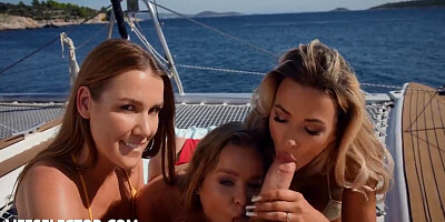 Alexa Flexy, Shalina Devine And Alexis Crystal In Pussy Voyage With Three Hot Sluts And