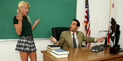 Adorable Rebecca Blue at teacher dirt