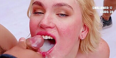 Greta Foss #2 - Bukkake - First Camera