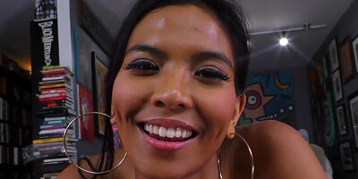 Asian amateur is about to get on that dic kin a POV vid