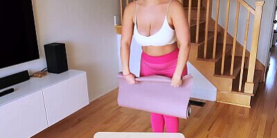 Dirty Yoga Teacher Fucks Gorgeous Latina Milf