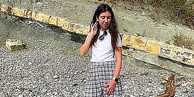 The Girl Flashed Her Pussy On The Bus - I Offered Her Sex On A Public Beach