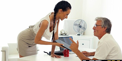 Old4k featuring Evelyn Neill's old vs young (18+) movie