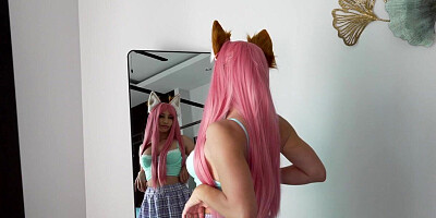 Egirl with perfect ass gets a pounding