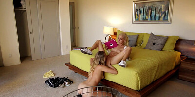 Halle Von's Step-Sister Catches Her Masturbating