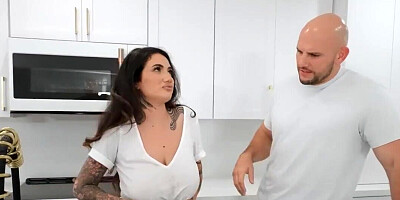 Big boobed brunette Arabelle Raphael seeks big dicks