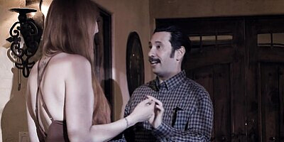 ADULT TIME - Big Tit Blonde Gabbie Carter Lets Horny Husband & Wife Tag-Team Her